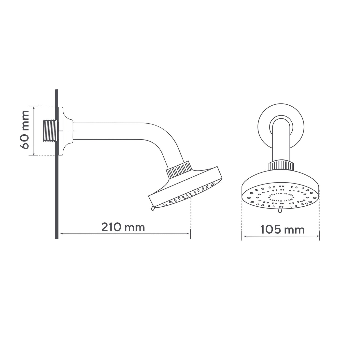 Regadera Helvetia 5 Funciones