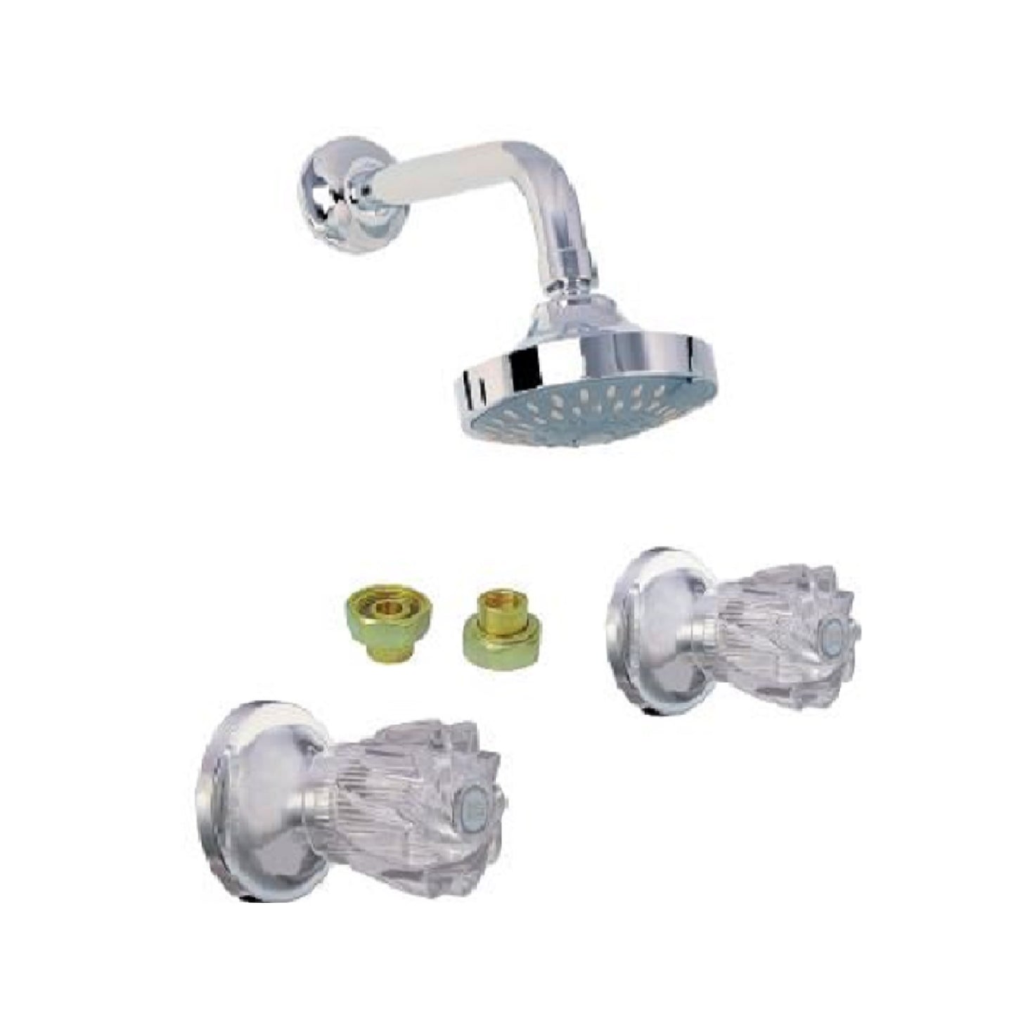 Mezclador ducha 8" con unión universal Kristhal